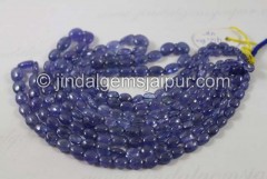 Tanzanite Smooth Oval Beads